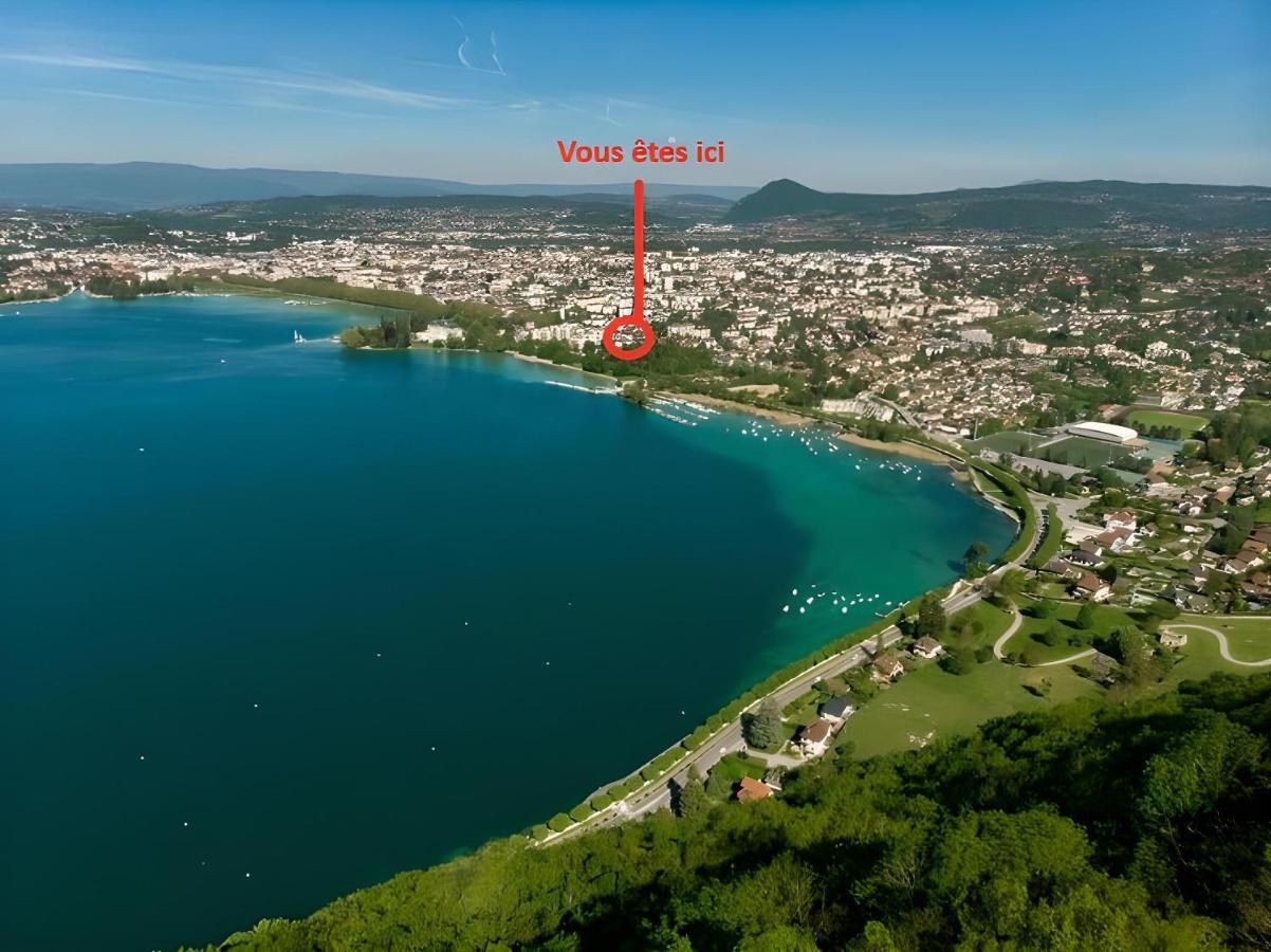 Charmant Appartement A 1 Minute Du Lac Annecy Esterno foto